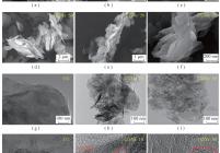 煤基石墨和煤基石墨纳米片的微观形貌